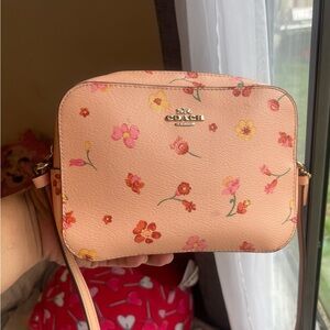 Coach Floral Pink Crossbody Bag